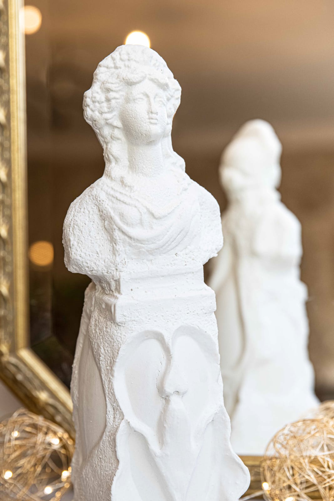 Statue décorative en porcelaine